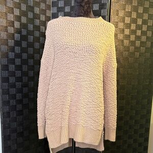 Zenana Outfitters Textured Cream Sweater